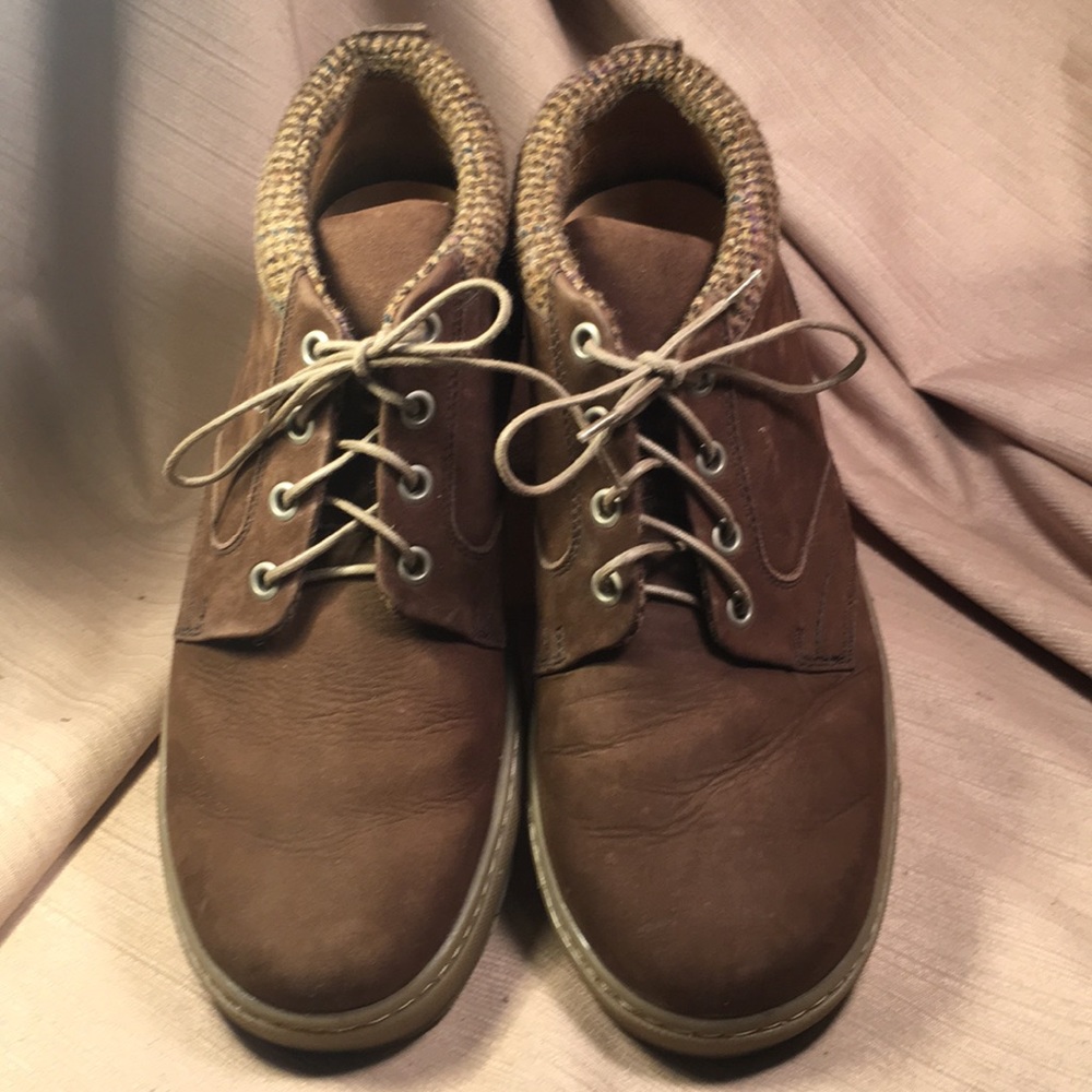 Peter Millar leather lace up ankle shoes